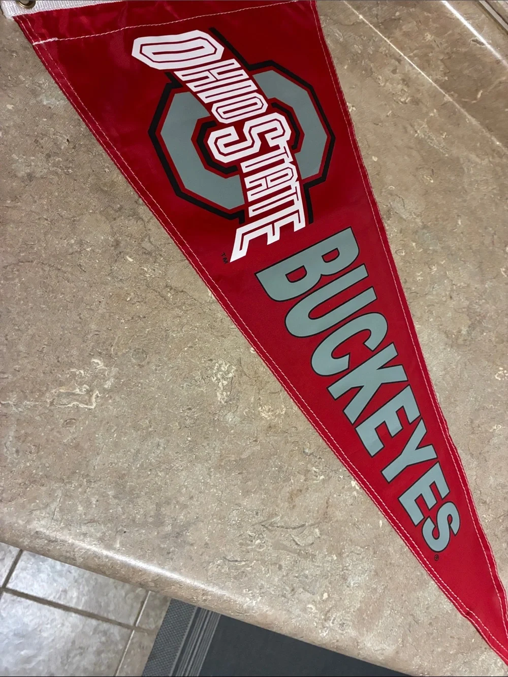 Ohio State Buckeyes Red Pennant